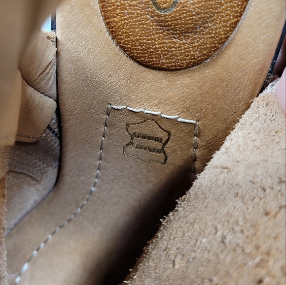 ALDO genuine leather gladiator open toe brown buckle up heeled sandals - Picture 8 of 8